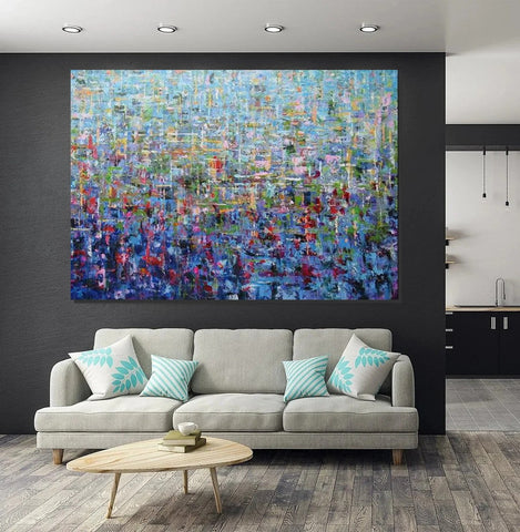 Canvas Painting for Living Room, Large Paintings for Sale, Simple Modern Art, Extra Large Wall Art Painting, Modern Contemporary Abstract Artwork-Grace Painting Crafts