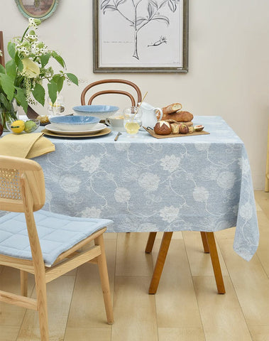 Country Farmhouse Tablecloth, Square Tablecloth for Round Table, Rustic Table Covers for Kitchen, Large Rectangle Tablecloth for Dining Room Table-Grace Painting Crafts