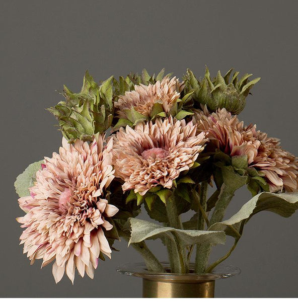 Large Gerberas Artificial Flowers, Autumn Arrangement, Table centerpiece, Sunflower-Grace Painting Crafts