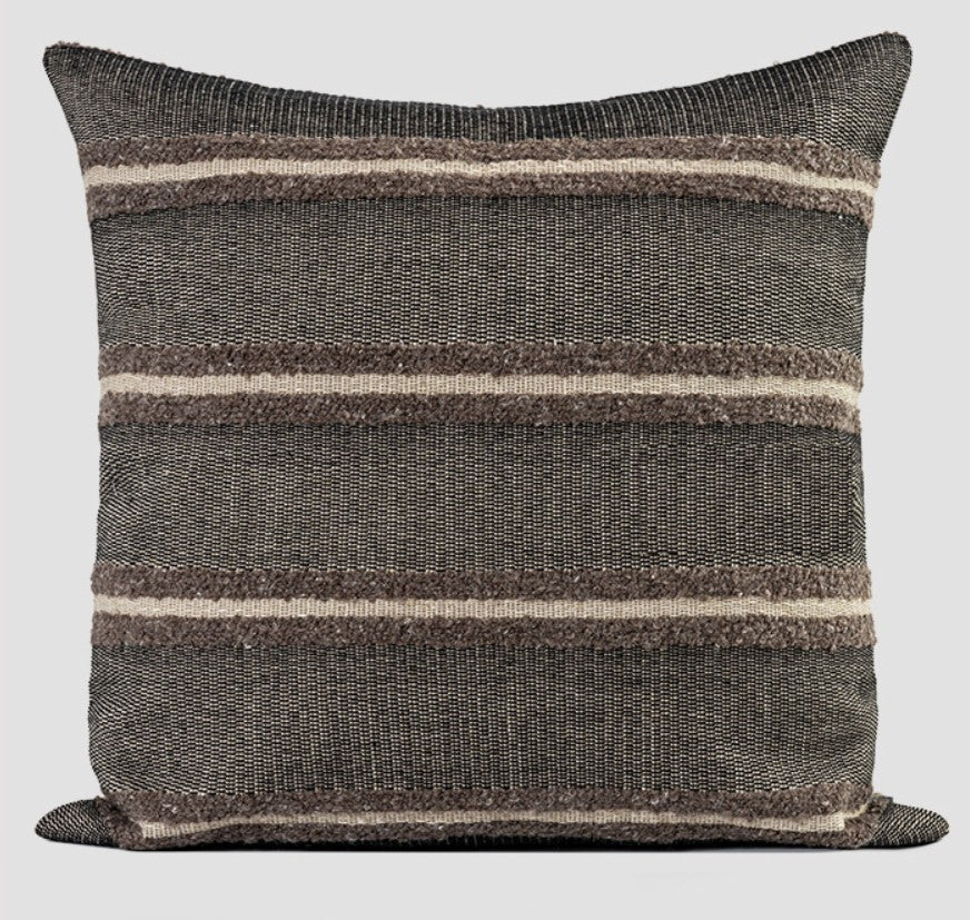 Contemporary Throw Pillow for Living Room, Large Abstract Throw Pillows for Couch, Modern Sofa Throw Pillows, Modern Square Pillows-Grace Painting Crafts