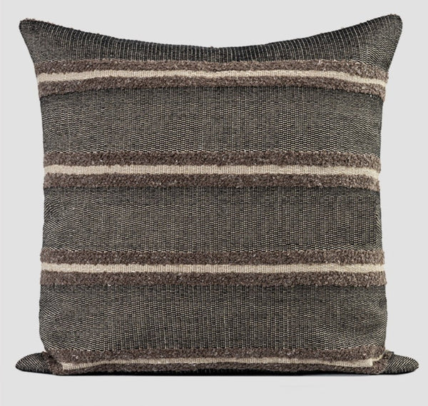 Contemporary Throw Pillow for Living Room, Large Abstract Throw Pillows for Couch, Modern Sofa Throw Pillows, Modern Square Pillows-Grace Painting Crafts