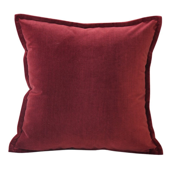 Decorative Pillows for Couch, Modern Sofa Pillows, Simple Modern Pillows, Red Modern Throw Pillows, Contemporary Throw Pillows-Grace Painting Crafts