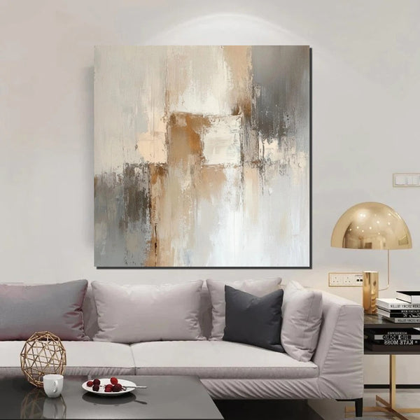 Modern Wall Art Painting, Canvas Painting for Living Room, Contemporary Abstract Artwork, Abstract Painting Ideas for Interior Design-Grace Painting Crafts