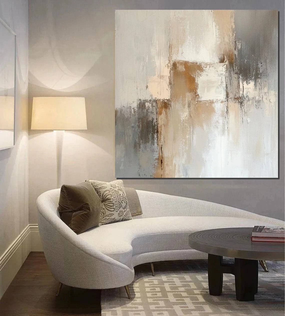 Modern Wall Art Painting, Canvas Painting for Living Room, Contemporary Abstract Artwork, Abstract Painting Ideas for Interior Design-Grace Painting Crafts