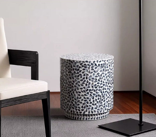 Portable Casual Side Table, Contemporary Round Side Table, Creative Coffee Table, Bedside Small Side Table, Shell Small Sofa Side Table, Contemporary Side Table-Grace Painting Crafts
