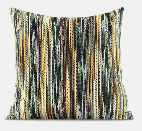 Modern Square Throw Pillows for Couch, Colorful Decorative Throw Pillows, Large Abstract Contemporary Throw Pillow for Interior Design-Grace Painting Crafts