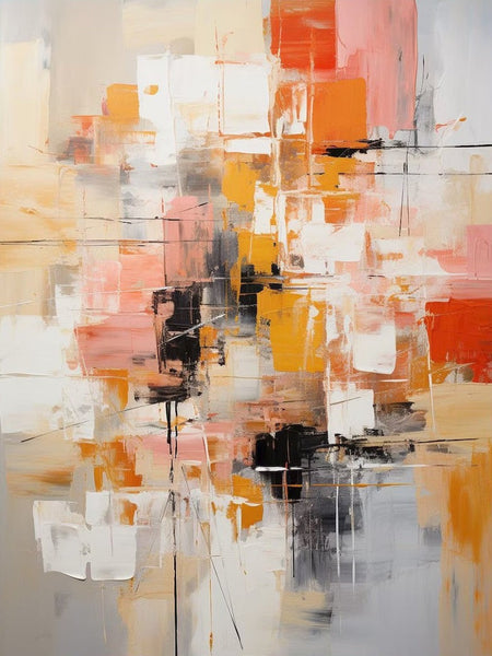 Extra Large Acrylic Painting, Simple Modern Art, Living Room Wall Art Painting, Modern Contemporary Abstract Artwork, Palette Knife Paintings-Grace Painting Crafts
