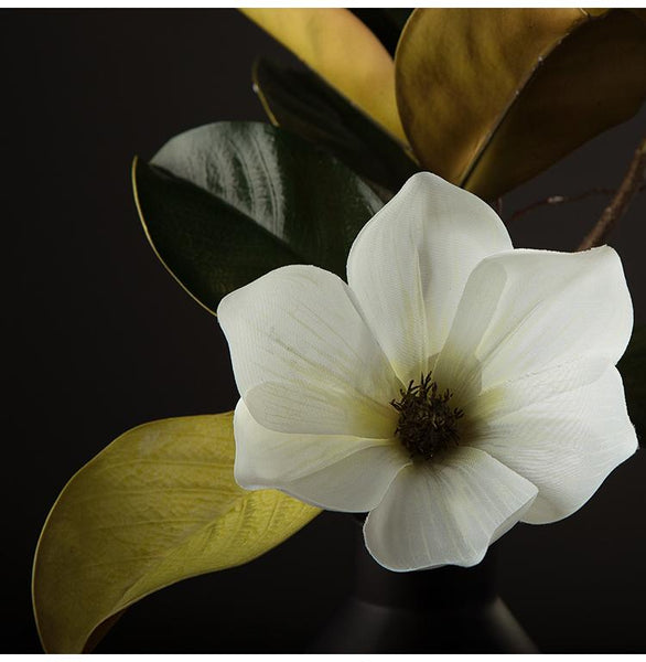 Large White Magnolias Artificial Flowers, Artificial Botany Plants, Magnolia Flower, Silk Flower Arrangement-Grace Painting Crafts
