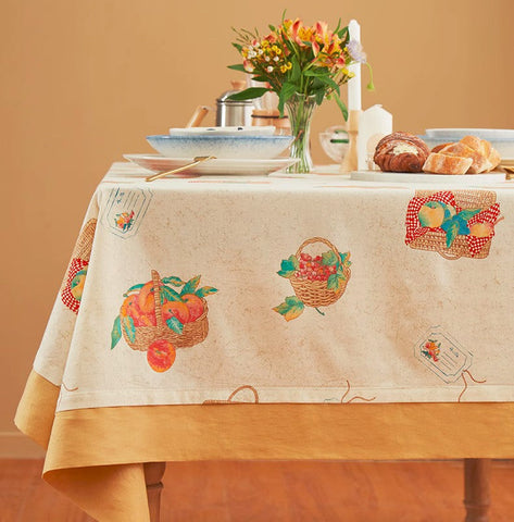Extra Large Modern Table Cloths for Dining Room, Kitchen Rectangular Table Covers, Square Tablecloth for Round Table, Wedding Tablecloth, Farmhouse Cotton Table Cloth-Grace Painting Crafts