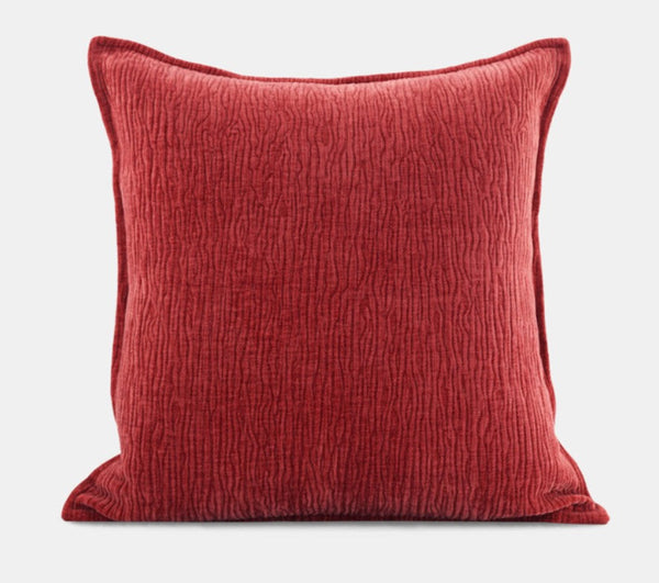 Modern Sofa Pillow Covers, Large Decorative Throw Pillows for Couch, Red Contemporary Throw Pillow for Living Room-Grace Painting Crafts