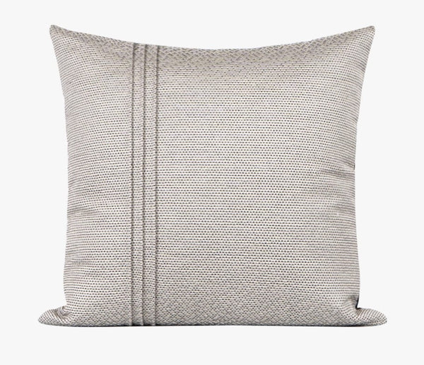 Decorative Throw Pillows for Couch, Large Modern Sofa Throw Pillows, Light Grey Abstract Contemporary Throw Pillow for Living Room-Grace Painting Crafts