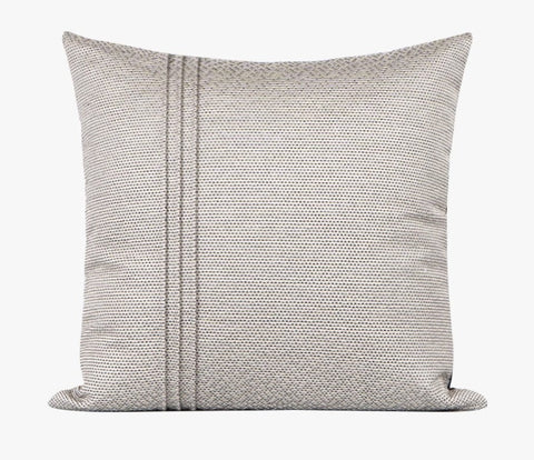Decorative Throw Pillows for Couch, Large Modern Sofa Throw Pillows, Light Grey Abstract Contemporary Throw Pillow for Living Room-Grace Painting Crafts