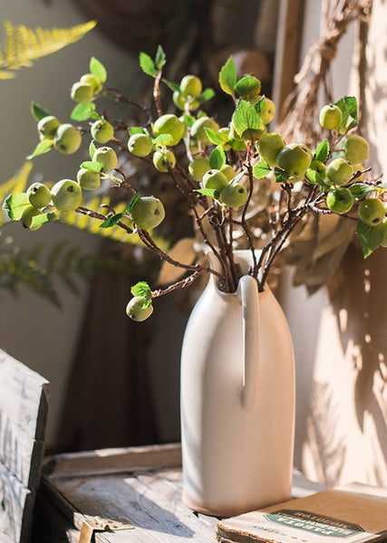 Beautiful Modern Flower Arrangement Ideas for Home Decoration, Apple Branch, Fruit Branch, Table Centerpiece, Simple Artificial Floral for Dining Room-Grace Painting Crafts