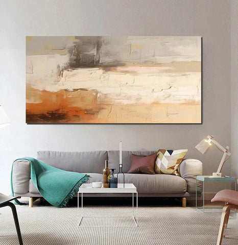 Contemporary Canvas Artwork, Large Modern Acrylic Painting, Hand Painted Wall Art Painting, Abstract Wall Art Paintings, Modern Art for Dining Room-Grace Painting Crafts