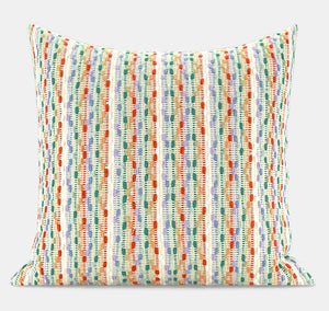Multicolor Square Modern Throw Pillows for Couch, Colorful Contemporary Modern Sofa Pillows, Simple Decorative Throw Pillows, Large Throw Pillow for Interior Design-Grace Painting Crafts