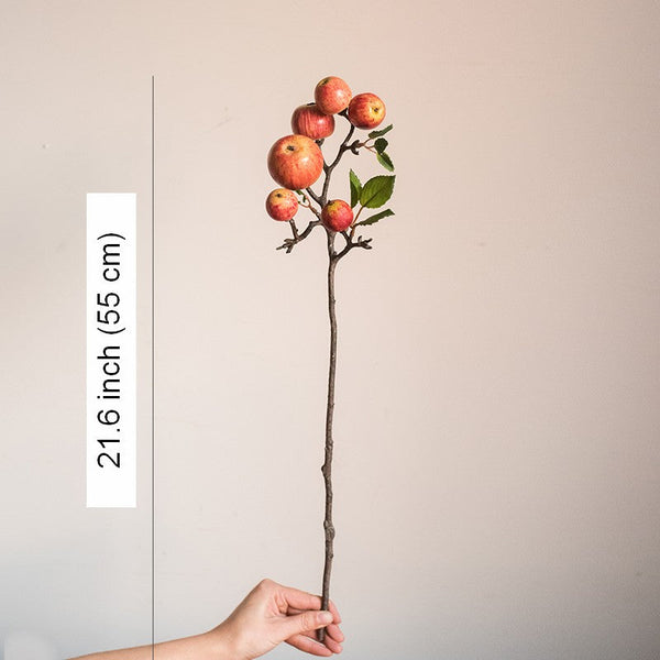 Apple Branch, Fruit Branch, Table Centerpiece, Beautiful Modern Flower Arrangement Ideas for Home Decoration, Autumn Artificial Floral for Dining Room-Grace Painting Crafts