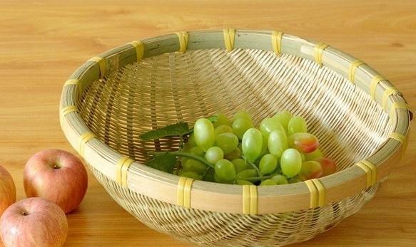 Natural Bamboo Baskets, Kitchen Storage Baskets, Farmhouse Storage Basket, Hand Woven Storage Baskets, Snacks Basket, Set of 3-Grace Painting Crafts