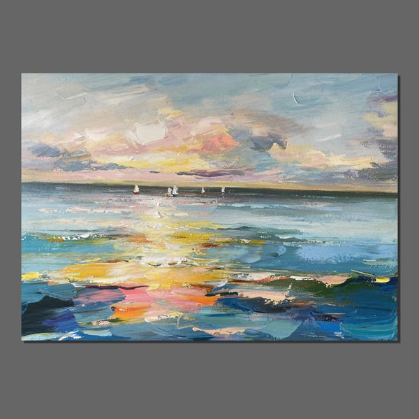 Abstract Canvas Painting, Extra Large Abstract Artwork, Modern Paintings for Dining Room, Hand Painted Canvas Art, Oversized Large Wall Art-Grace Painting Crafts