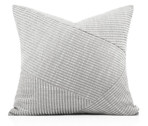 Modern Pillows for Couch, Abstract Decorative Throw Pillows for Living Room, Large Modern Sofa Cushion, Light Grey Decorative Pillow Covers-Grace Painting Crafts