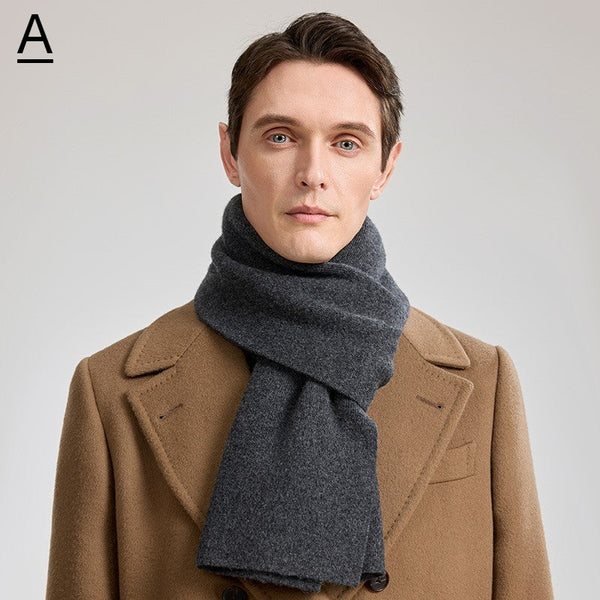 Formal Men Scarf Styles, Casual Scarf Men, Modern Fashion Scarf, Thick Wool Scarf, Men's Winter Scarf, Men's Wool Scarf Winter, Business Wool Scarf for Gentleman-Grace Painting Crafts