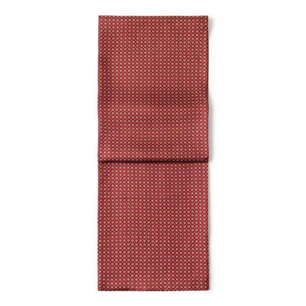 Red Mens Spring Autumn Scarf, Lightweight Silk Scarf Men, Formal Wear Silk Scarf, Silk Ascot For Men, Silk Neckerchief For Business, Mens Dress Silk Scarf, Long Silk Scarf for Men, High Quality Silk Necktie-Grace Painting Crafts