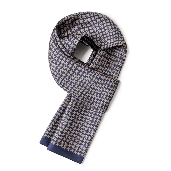 Lightweight Silk Scarf Men, Silk Neckerchief For Business, Formal Wear Silk Scarf, Silk Ascot For Men, Mens Spring Autumn Scarf, Mens Dress Silk Scarf, Long Silk Scarf for Men, High Quality Silk Necktie-Grace Painting Crafts