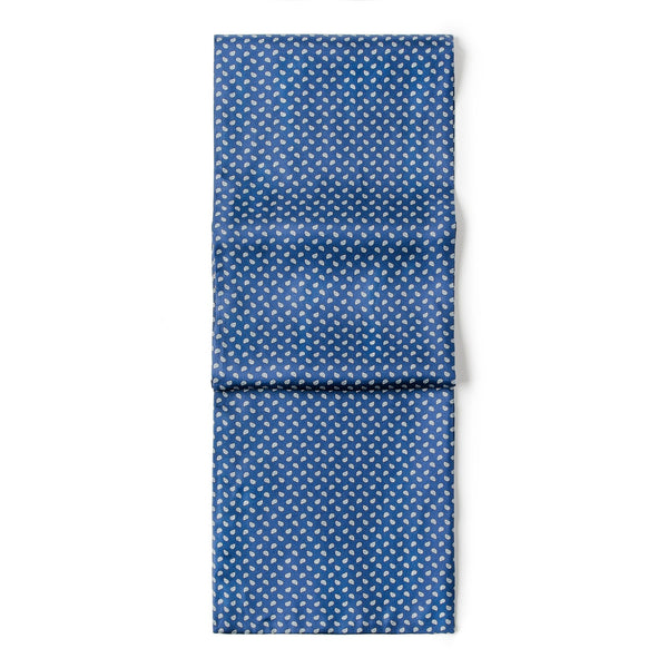 Formal Wear Silk Scarf, Silk Ascot For Men, Blue Mens Spring Autumn Scarf, Lightweight Silk Scarf Men, Silk Neckerchief For Business, Mens Dress Silk Scarf, Long Silk Scarf for Men, High Quality Silk Necktie-Grace Painting Crafts