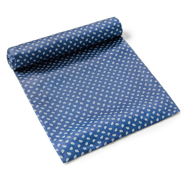 Formal Wear Silk Scarf, Silk Ascot For Men, Blue Mens Spring Autumn Scarf, Lightweight Silk Scarf Men, Silk Neckerchief For Business, Mens Dress Silk Scarf, Long Silk Scarf for Men, High Quality Silk Necktie-Grace Painting Crafts