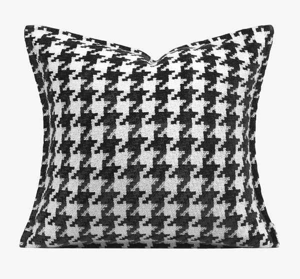 Decorative Pillows for Couch, Contemporary Throw Pillows for Living Room, Black and White Modern Sofa Pillows, Modern Square Pillows-Grace Painting Crafts