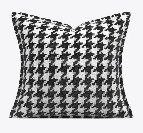 Decorative Pillows for Couch, Contemporary Throw Pillows for Living Room, Black and White Modern Sofa Pillows, Modern Square Pillows-Grace Painting Crafts