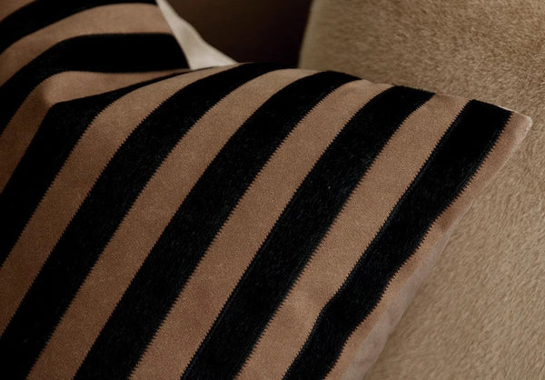 Large Modern Decorative Pillows for Sofa, Contemporary Cushions for Interior Design, Brown Modern Throw Pillows for Couch-Grace Painting Crafts