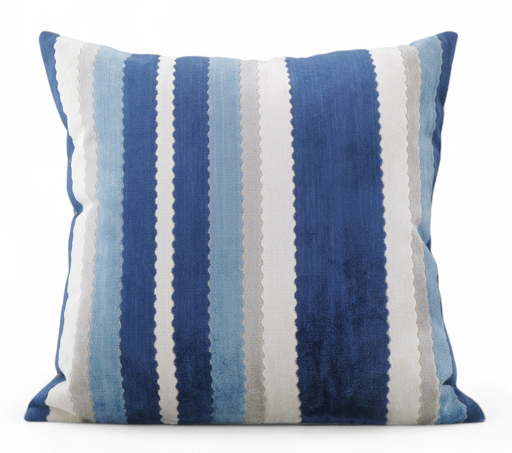 Contemporary Square Modern Throw Pillows for Couch, Large Abstract Blue Decorative Throw Pillows, Simple Throw Pillow for Interior Design, Modern Sofa Pillows-Grace Painting Crafts