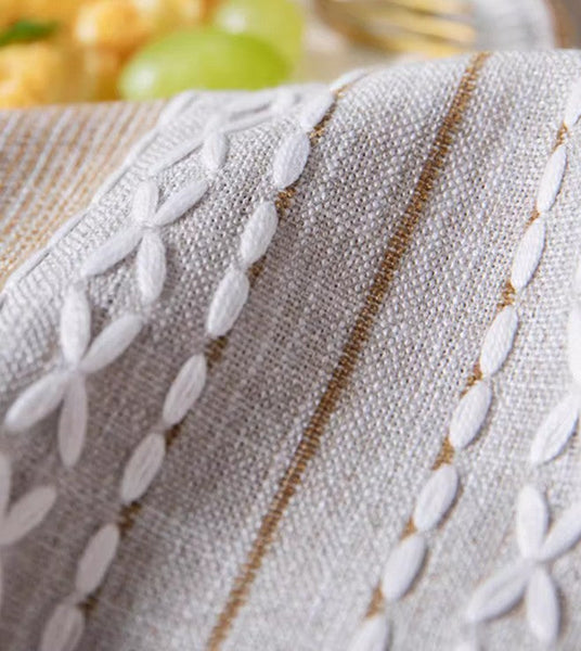 Large Cotton and Linen Rectangle Table Covers for Dining Room Table, Modern Table Cloth for Kitchen, Rectangular Tablecloths for Coffee Table-Grace Painting Crafts
