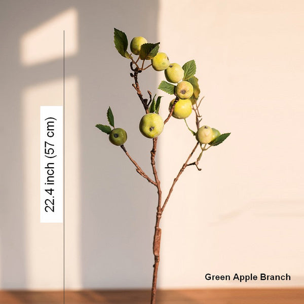 Beautiful Modern Flower Arrangement Ideas for Home Decoration, Apple Branch, Fruit Branch, Table Centerpiece, Simple Artificial Floral for Dining Room-Grace Painting Crafts