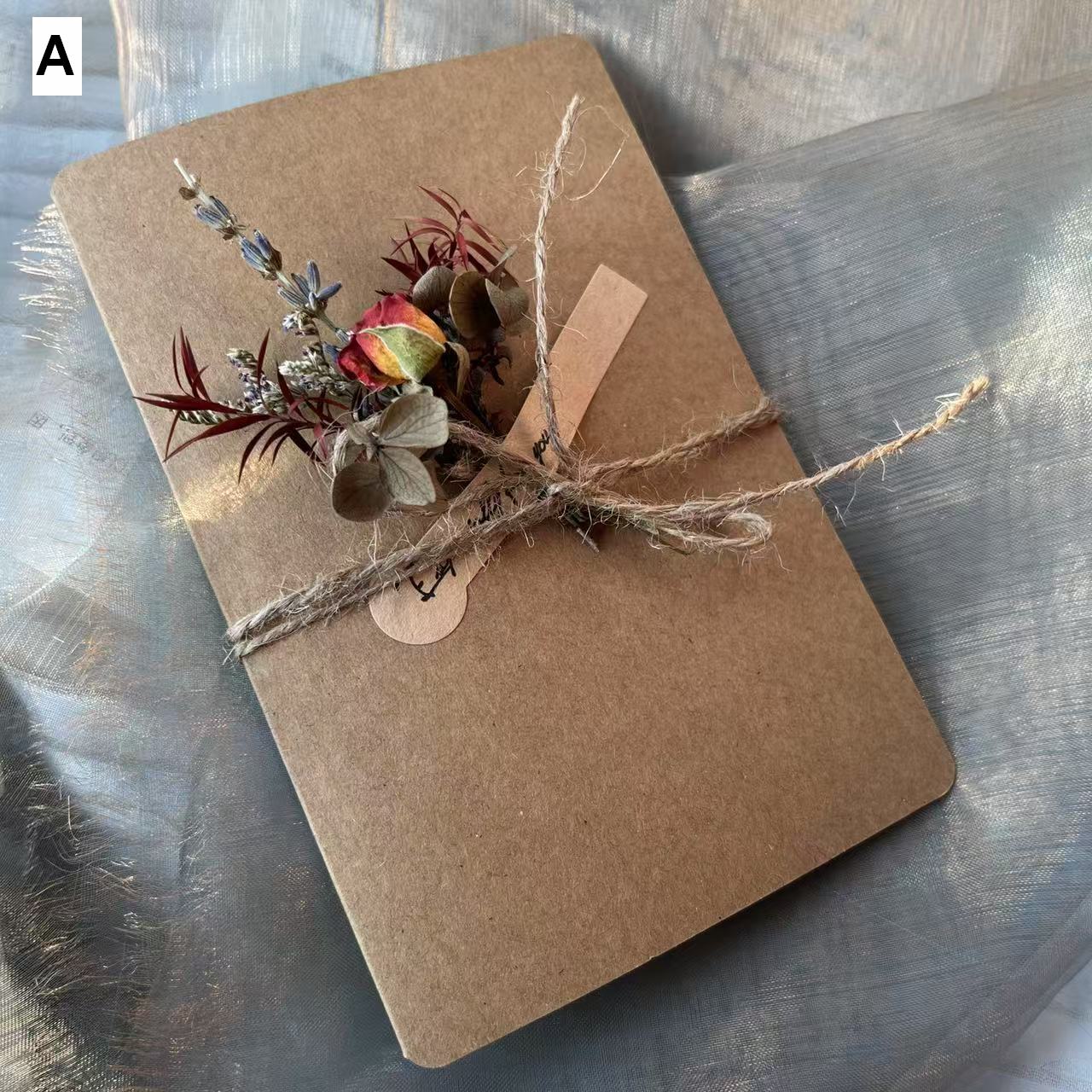 Wedding Greeting Card, Unique Anniversary Greeting Card, Creative Birthday Greeting Card, Beautiful Valentine's Day Greeting Card, Original Handmade Dried Flower Greeting Cards-Grace Painting Crafts