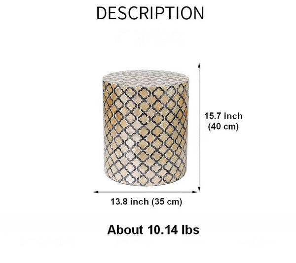 Modern Side Table, Small End Table, Portable Casual Side Table, Shell Small Sofa Side Table, Contemporary Bedside Table, Bedside Small Side Table, Creative Coffee Table, Contemporary Side Table-Grace Painting Crafts