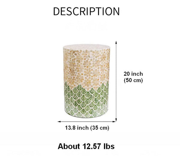 Creative Coffee Table, Contemporary Side Table, Small End Table, Portable Casual Side Table, Shell Small Sofa Side Table, Modern Side Table, Contemporary Bedside Table, Bedside Small Side Table-Grace Painting Crafts