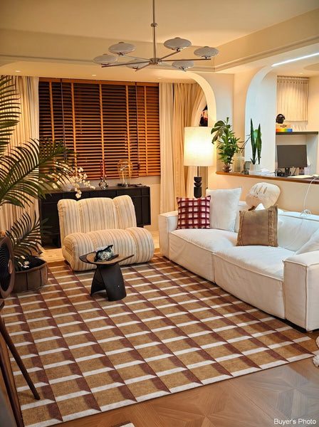 Modern Living Room Rug Ideas, Mid Century Modern Rugs, Geometric Modern Carpets, Contemporary Abstract Rugs for Office