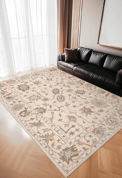 Flower Pattern Modern Rugs for Farmhouse, Bedroom Modern Rugs, Modern Rugs for Dining Room, Modern Rugs for Living Room-Grace Painting Crafts