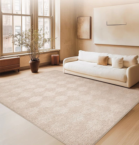 Extra Large Modern Rugs under Dining Room Table, Abstract Modern Rugs for Living Room, Contemporary Geometric Carpets, Contemporary Modern Rugs-Grace Painting Crafts