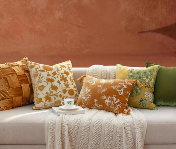 Unique Decorative Pillows for Bedroom, Modern Decorative Pillows for Couch, Decorative Cushion Covers, Decorative Pillow Arrangement Ideas for Interior Design-Grace Painting Crafts