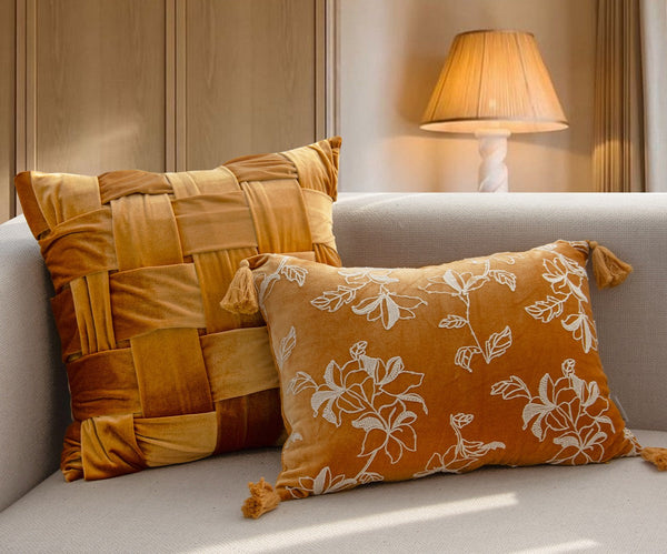 Unique Decorative Pillows for Bedroom, Modern Decorative Pillows for Couch, Decorative Cushion Covers, Decorative Pillow Arrangement Ideas for Interior Design-Grace Painting Crafts