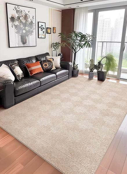 Extra Large Modern Rugs under Dining Room Table, Abstract Modern Rugs for Living Room, Contemporary Geometric Carpets, Contemporary Modern Rugs-Grace Painting Crafts