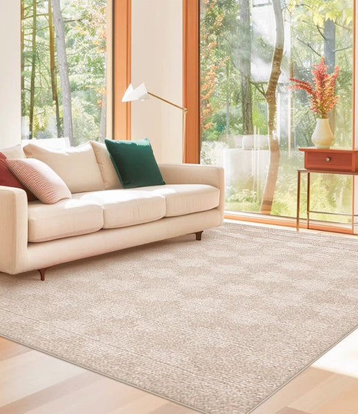 Extra Large Modern Rugs under Dining Room Table, Abstract Modern Rugs for Living Room, Contemporary Geometric Carpets, Contemporary Modern Rugs-Grace Painting Crafts