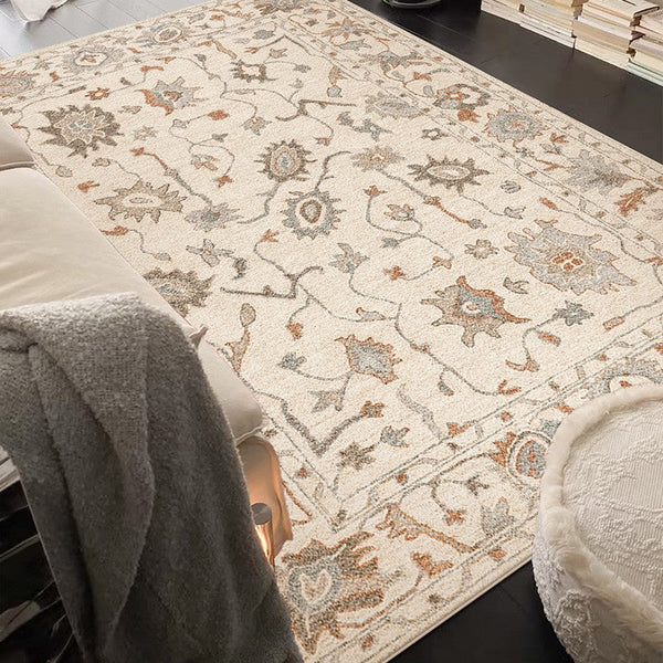 Flower Pattern Modern Rugs for Farmhouse, Bedroom Modern Rugs, Modern Rugs for Dining Room, Modern Rugs for Living Room-Grace Painting Crafts