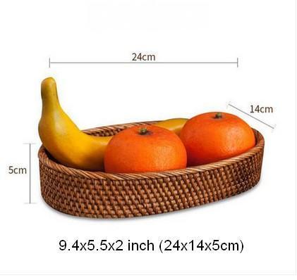 Indonesia Woven Storage Basket, Small Rattan Storage Basket, Kitchen Storage Basket, Storagey Basket for Pantry-Grace Painting Crafts