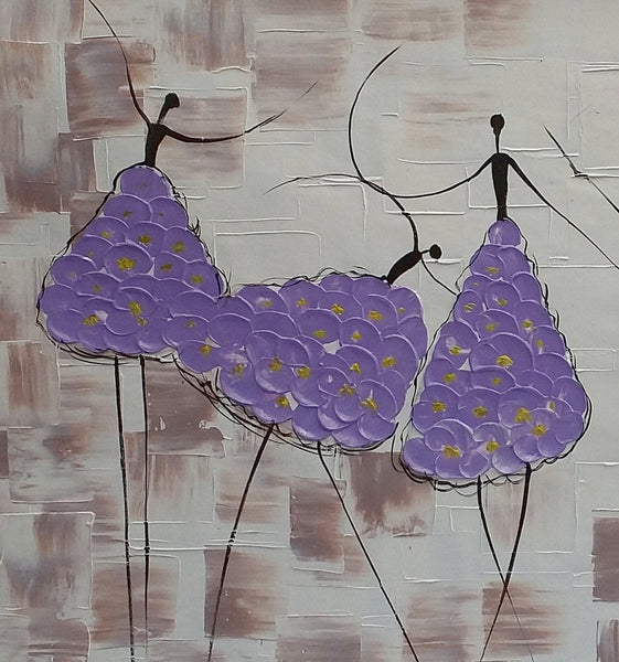 Simple Contemporary Paintings, Wall Art Painting, Buy Wall Art Online, Ballet Dancer Painting, Abstract Painting for Sale, Original Artwork-Grace Painting Crafts