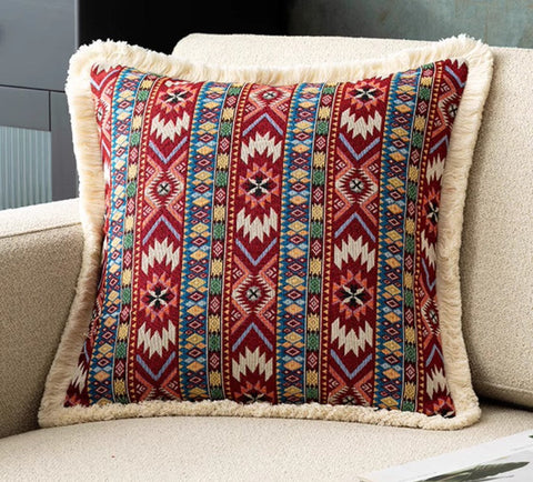 Decorative Throw Pillows for Bedroom, Bohemian Decorative Sofa Pillows for Living Room, Extra Large Modern Geometric Pillows, Oriental Throw Pillow for Couch-Grace Painting Crafts