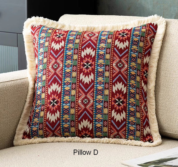 Large Bohemian Decorative Sofa Pillows for Living Room, Modern Geometric Pillows, Decorative Throw Pillows for Bedroom, Oriental Throw Pillow for Couch-Grace Painting Crafts