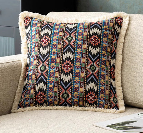 Extra Large Modern Geometric Pillows, Decorative Throw Pillows for Bedroom, Bohemian Decorative Sofa Pillows for Living Room, Oriental Throw Pillow for Couch-Grace Painting Crafts